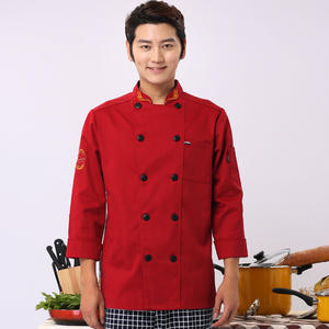High Quality Unisex Chef Uniforms Clothing Long Sleeve Restaurant Uniform Work <b>Wear</b> Hotel Kitchen <b>Cooking</b> Chef Jacket Coats - Product Image 2
