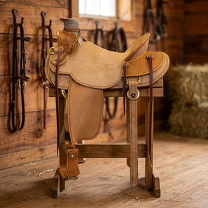 BS International NA94 Country Style 100% Original Cow Hide Leather Race Saddle Handmade English Wood Sustainable Horse Bridle - Product Image 1