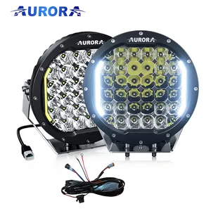 7" Off Road Combo Round Driving Light 12V 24V Combo LED Work Light For Car Jeep Truck Suv Car Spot Light