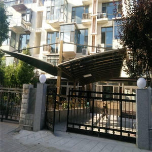 หลังคารถสำหรับจอดรถกันน้ำทำจากโพลีคาร์บอเนตกรอบโลหะของ usu - Product Image 4