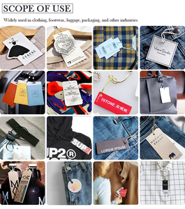 Precio directo de fábrica de China, diseño de moda personalizado, etiquetas para <span class=keywords><strong>colgar</strong></span> <span class=keywords><strong>ropa</strong></span>, cinta, etiqueta de sello de plástico para <span class=keywords><strong>ropa</strong></span> - Product Image 5
