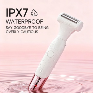 Kit d'épilation électrique 8-en-1 étanche pour femmes et hommes, IPX7, utilisation humide/sèche, pour le corps, le visage, le maillot et le nez, rechargeable - Product Image 6