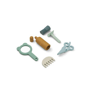 4 jouets de jeu de simulation, ensemble de barbier Freddie, ensemble de barbier en Silicone, mélange multi-jeux, jouets de rôle, ensemble d'outils pour barbier - Product Image 3