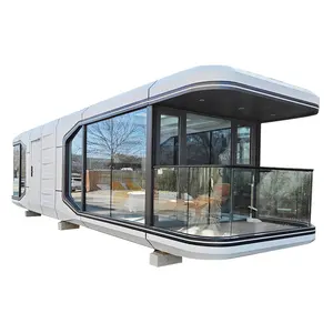 Mobile Tiny Luxury Capsule House Homes Capsules Container Houses Camp House Outdoor Pod Prefab Modern Space Capsules Container