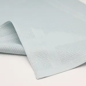 주문 로고 와플 청소 피복 차 수건 microfiber 도매 부엌 수건 세트