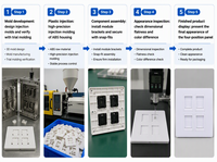 Connecteur modulaire RJ11 RJ14 8P8C à 8 broches pour câble téléphonique