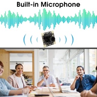ELP 720P HD USB Caméra H264 Encodage 30fps Compact 32x32mm Module Intégré Avec MIC pour Machine Vision Pi Jetson OTG Linux Win