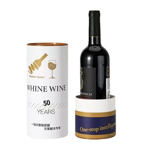 Custom Printing Design Cylindrical <b>Cardboard</b> Roll Paper <b>Tube</b> Sales <b>Tube</b> for Wine Packaging Container - Product Image 2