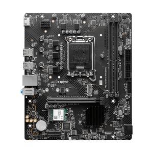 MSI PRO H610M-S WiFi DDR4 Motherboard, Micro-ATX - Supports Intel Core 14th, 13th and 12th Gen Processors, LGA 1700 - DDR4 - Product Image 2
