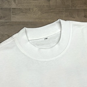 Camisetas de Alta Calidad 100% Algodón con Hombros Caídos, Estilo Urbano, Marca Reconocida, Oversize, Corte Cuadrado, Blancas Lisas - Product Image 4