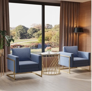 Canapé et <span class=keywords><strong>chaise</strong></span> en tissu de style nordique moderne pour salle à manger, négociation et mobilier commercial pour magasins de vêtements - Product Image 4