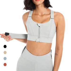 Tác động cao Nylon Spandex điều chỉnh dây đeo tùy chỉnh tập luyện số lượng lớn Áo ngực thể thao hàng đầu - Product Image 4