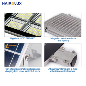Hot Bán Siêu Độ Sáng Ngoài Trời Chia Tự Động Làm Sạch An Ninh Ánh Sáng Cho Vườn Sàn Đường Phố Năng Lượng Mặt Trời Ánh Sáng Đường Phố 500W - Product Image 5