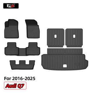 Set <span class=keywords><strong>Tappetini</strong></span> Auto Facili da Pulire per <span class=keywords><strong>Audi</strong></span> Q7 7 Posti 2016-2025, Resistenti per Tutte le Stagioni, con Coprisedile Posteriore e Tappetino Bagagliaio - Product Image 1