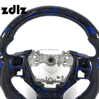 Volant en fibre de carbone forgé bleu personnalisé pour Lexus ES IS GS LS NX RX IS350 LX470 2015 2016 2017 2018 2019 2020