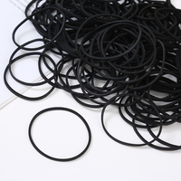 Bandes élastiques en caoutchouc noir de 1,5 mm d'épaisseur, très élastiques, pour emballage et reliure, best-seller à prix bas