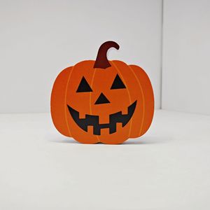 Ornement de citrouille d'Halloween, décoration en papier 3D sur pied pour la décoration de table à la maison, cadeau pour adulte - Product Image 2