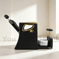 Fauteuil de pédicure professionnel certifié pour salon, avec logo personnalisé, table de bain de pieds, mobilier de beauté, vente en gros, exportation
