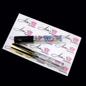 Envase Vacío de Plástico Transparente de 15 ml para Bálsamo Labial y Brillo Labial, con Logotipo Personalizado Serigrafiado y Tapa Dorada/Plateada - Product Image 2