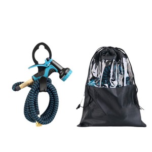 Garden <b>Hose</b> With Spray Nozzle 50 Ft <b>Expandable</b> Water <b>Pipe</b> For Car Wash And Outdoor Cleaning - Product Image 4