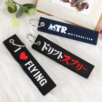 Porte-clés de voiture de luxe de qualité supérieure, personnalisable avec logo, porte-clés d'avion, cadeau suspendu, porte-clés brodé pour vêtements, fabrication en usine à prix avantageux