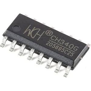 CH340G <span class=keywords><strong>USB</strong></span> để UART chuyển đổi SOP16 tốc độ đầy đủ <span class=keywords><strong>USB</strong></span> 2p0 hỗ trợ năm V và ba điểm ba V cho giao diện nối tiếp - Product Image 1