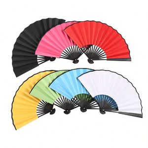 Éventail pliant personnalisé imprimé, portable, léger et décoratif pour cérémonies, festivals, fêtes et usages promotionnels - Product Image 3