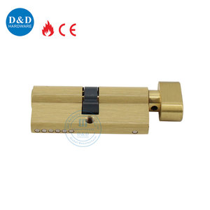 Rắn <span class=keywords><strong>Brass</strong></span> EN1303 satin <span class=keywords><strong>Brass</strong></span> Lỗ mộng cửa xi lanh khóa với các phím và ngón tay cái lần lượt - Product Image 2