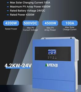 <span class=keywords><strong>Inversor</strong></span> Híbrido Solar Anenji <span class=keywords><strong>4</strong></span>,2kw 24v 4kw 4000 <span class=keywords><strong>4</strong></span> <span class=keywords><strong>kw</strong></span> 4kwi <span class=keywords><strong>4</strong></span>.2kw para Sistema Solar Anenji, <span class=keywords><strong>Inversor</strong></span> Solar Híbrido en Stock - Product Image 1