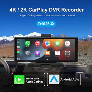 Commercio all'ingrosso autoradio portatile 10.26 "Carplay Screen Android Auto controllo vocale BT Wireless CarPlay 4K DVR Dash <span class=keywords><strong>Cam</strong></span> - Product Image 3