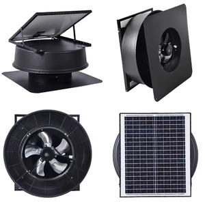 Ventilateur axial solaire 26 W pour cuisine, <span class=keywords><strong>extracteur</strong></span> industriel, ventilation <span class=keywords><strong>d</strong></span>'élevage, évacuation de salle blanche, ventilateur de serre - Product Image 2