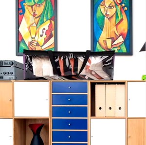 Durable Dust Proof Clear Plastic Visible <b>Clothes</b> Baseball Hat Storage Bag Organizer with Carry Handles and Zipper - Product Image 6