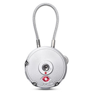 Candado TSA de Combinación de 3 Dígitos con <span class=keywords><strong>Cable</strong></span> Redondo para Maletas y Bolsas de Viaje - Product Image 5