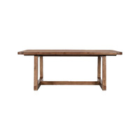 Mesa de Comedor Moderna y Tradicional de Madera Maciza Ajustable, Duradera y Ecológica para 6 Personas, Diseño Elegante y Personalizado para Hogar, Hotel o Restaurante