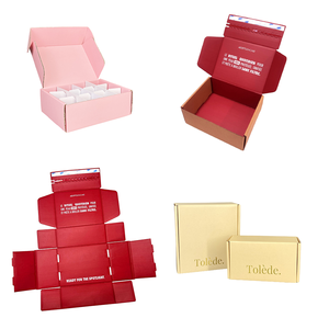 高級カスタムマットラミネーション段ボールグリーン印刷メーラーボックス出荷用Eコマース包装 - Product Image 2