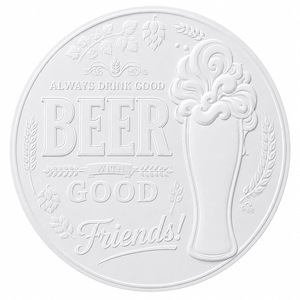 Letrero Metálico Decorativo Vintage con Diseño de Cerveza y Amigos, Placa de Estaño en Relieve, Personalizable, Directo de Fábrica - Product Image 5