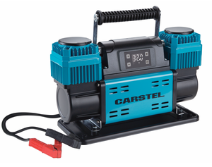 מדחס אוויר צילינדר כפול עם תצוגה דיגיטלית ניידת צמיג לרכב - Product Image 4