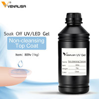 VENALISA UV GEL 1KG Base Coat Peel-Off Sans Résidu Longue Tenue Vernis Gel Trempé OEM Vrac 1000ml Émail