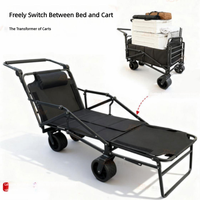 Chariot de camping pliable et inclinable, style canapé, pour le camping et la vente ambulante