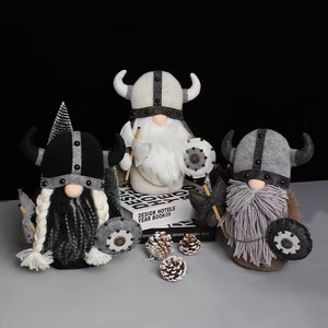 Muñeco Gnomo Guerrero Vikingo Moderno <span class=keywords><strong>2022</strong></span> VK11, Decoración Navideña, Juguete <span class=keywords><strong>de</strong></span> Peluche, Adorno, MOQ 50 Piezas - Product Image 2
