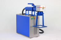 Machine de marquage laser à fibre mobile portable pour numéro de date de code QR de pneu
