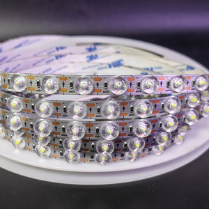 Bande lumineuse LED flexible à lentille réfléchissante diffuse 18W <span class=keywords><strong>48</strong></span> LED/m 2835 <span class=keywords><strong>SMD</strong></span> Haute luminosité Sans zone sombre Bande lumineuse optique - Product Image 1