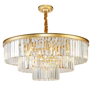 Wholesale <b>Bedroom</b> Decor Modern Luxury Modern Decorative Round Luxury K9 Crystal <b>Chandelier</b> - Product Image 6