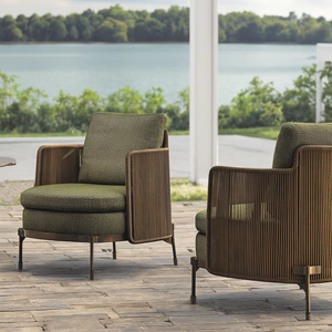 Rotan Meubelen Brazilië Lounges Buitenkeuken Indoor Outdoor Meeting Zacht Kussen Huis Balkon Meubilair Plastic Tuinstoel - Product Image 2