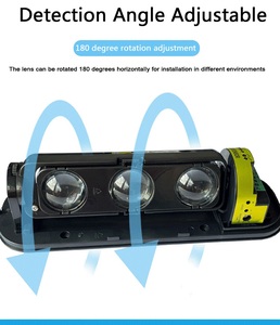 Barrera Infrarroja de 3 Haces ABE-50, Fácil Instalación, DC 12-24V / AC 12-18V, Impermeable, Anti-Interferencias, para Sistemas de Seguridad Doméstica - Product Image 1