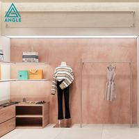 Système de présentoirs modulaires en métal professionnels personnalisés pour magasins de vêtements, aménagements de boutiques de détail, design intérieur pour vêtements de sport
