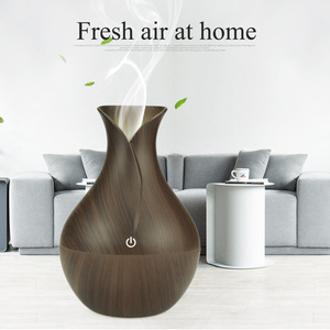 Diffuseur d'arômes YX060, humidificateur USB, base en bois craquelé vert, pour la maison, bureau, huiles essentielles, parfum, moins de 0,5 L - Product Image 5