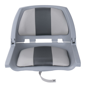 Asientos de Conductor para Barcos de Aleación de Aluminio y Fibra de Vidrio, Asientos Plegables para Pesca/Lanchas Rápidas, Asientos de Goma/Yate para Uso Marino - Product Image 1