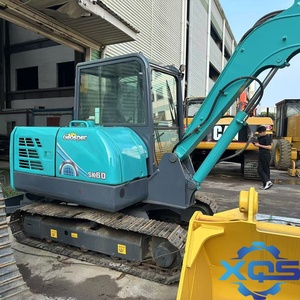 Excavadora Usada Kobelco SK60 Mini 2022, 6 Toneladas de Peso Operativo, Cucharón para Excavación de Roca, Motor Isuzu, Caja de Cambios, Equipo de Construcción - Product Image 5