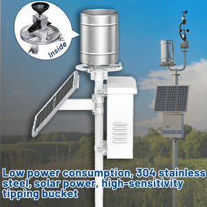 Sensore di Pioggia a Secchio Basculante in Acciaio Inossidabile per Monitoraggio Ambientale, Vendita all'Ingrosso dalla Fabbrica - Product Image 2